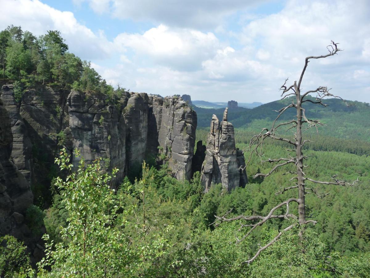 4-Bettzimmer Saechsische Schweiz Mittelndorf Экстерьер фото